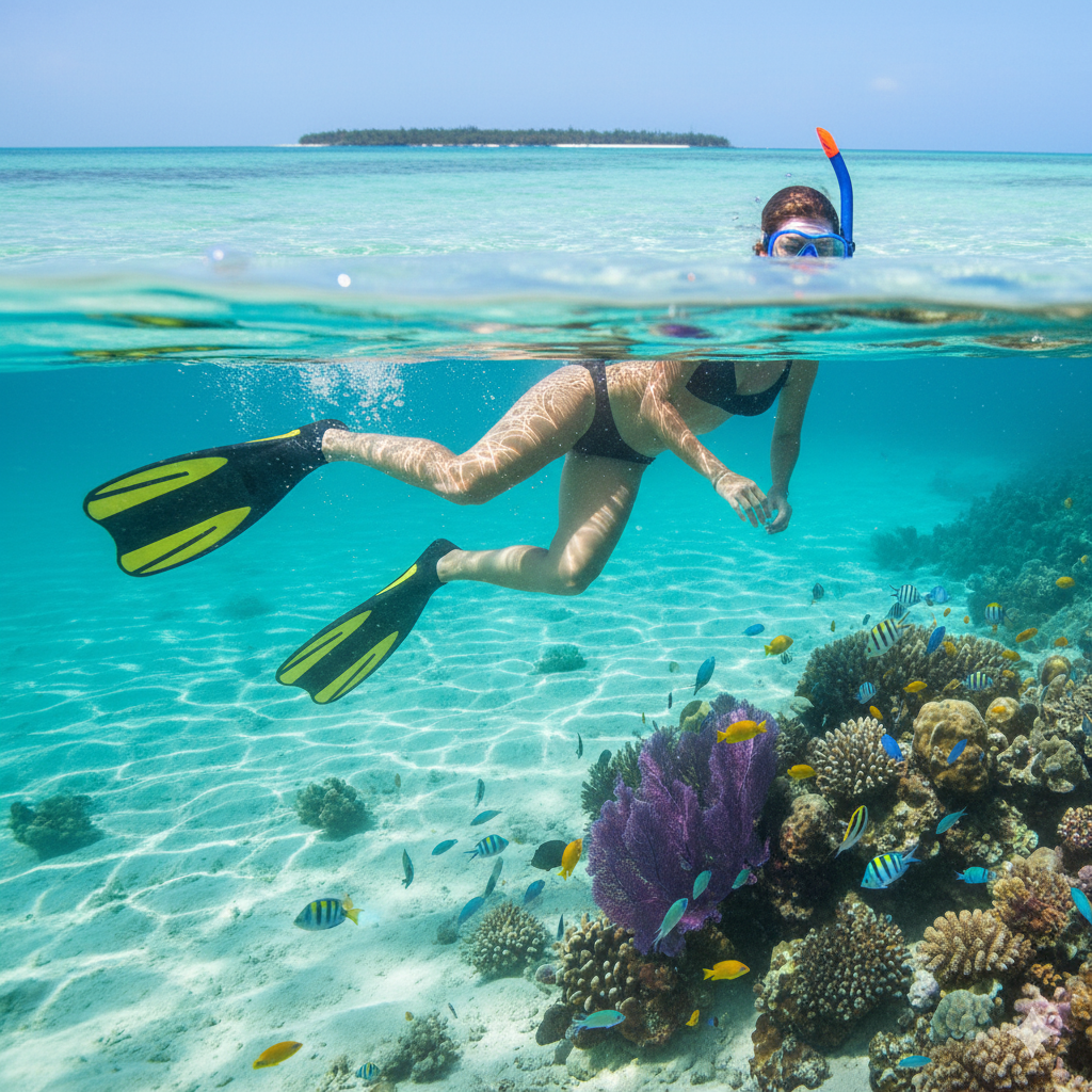 SNORKELING – CONECTA CON EL MAR A FLOR DE PIEL
Exploración marina guiada en aguas cristalinas y seguras