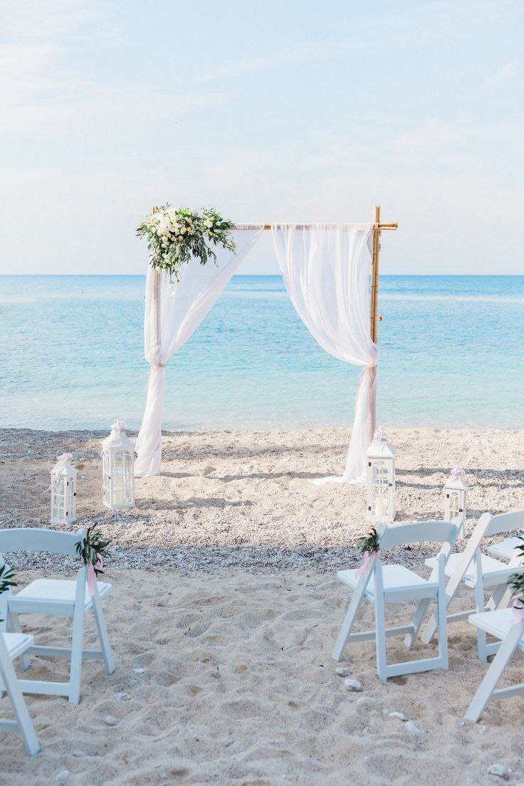 Arco para bodas en la playa