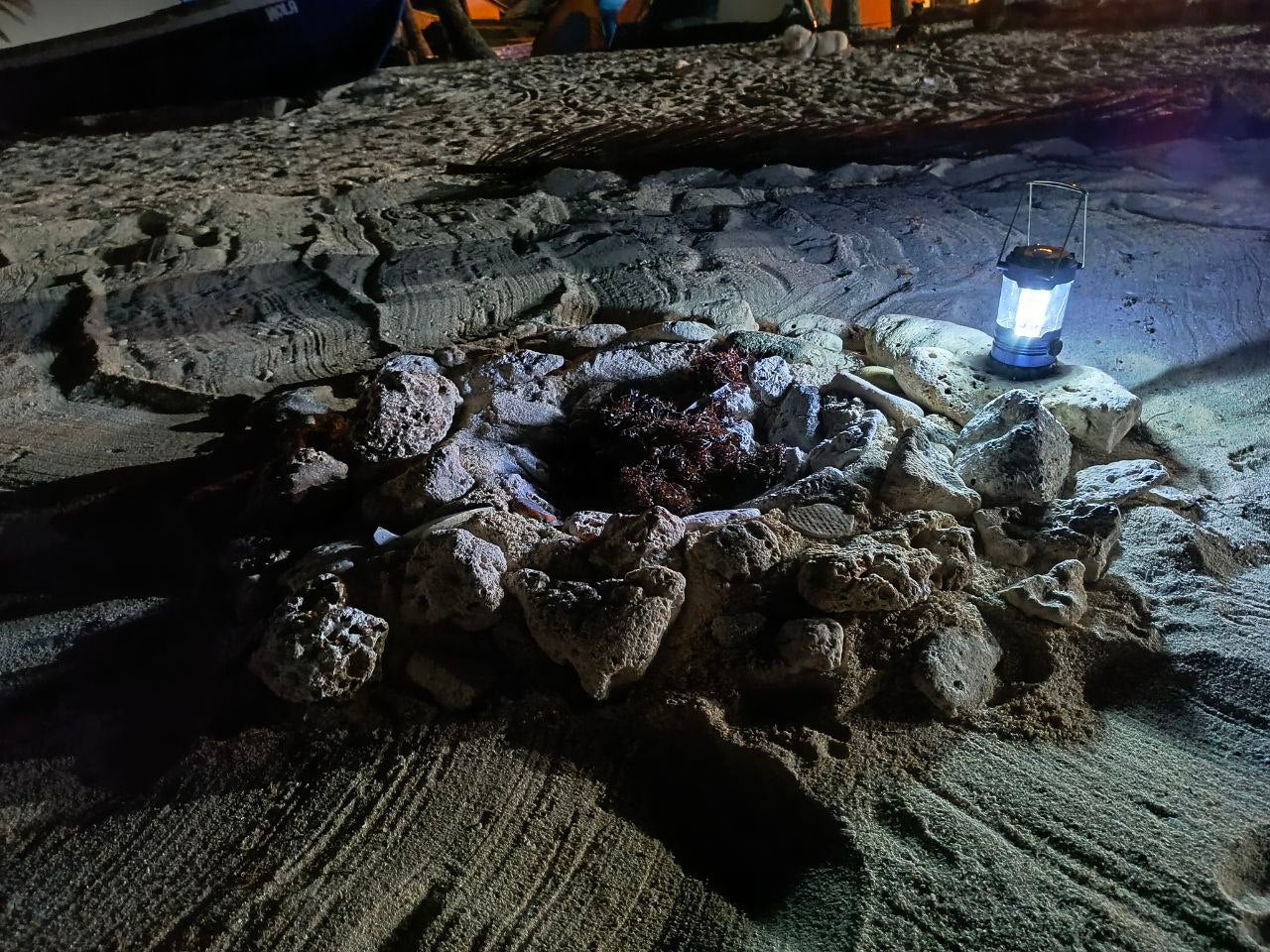Camping en la playa premium