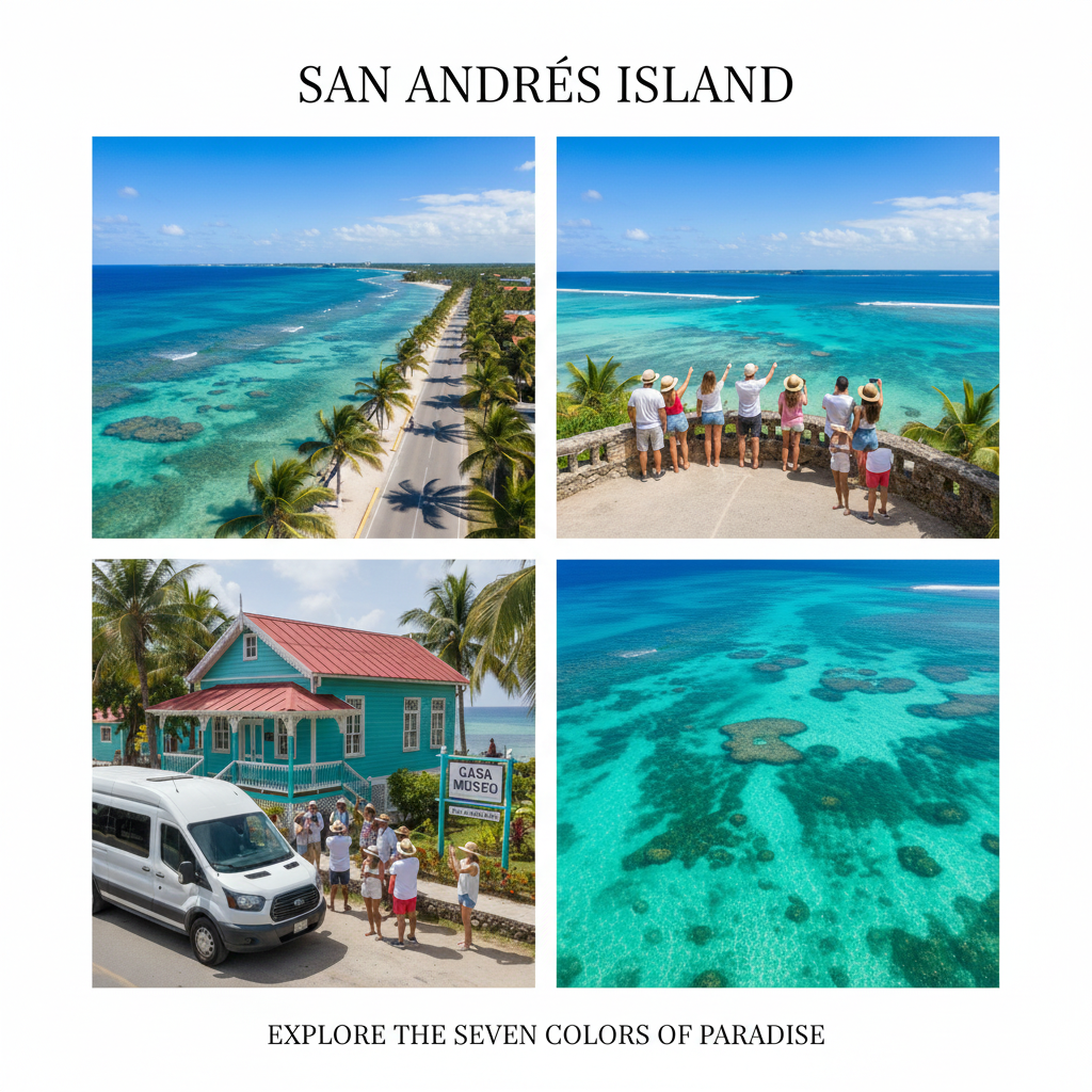 Vuelta a la Isla Terrestre – San Andrés Islas
Conoce los mejores puntos turísticos por tierra y descubre la historia, cultura y belleza natural de la isla.