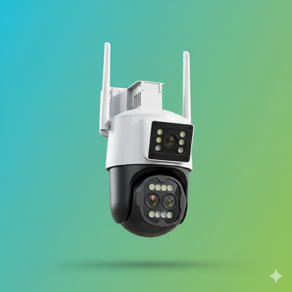 CAMARA DE SEGURIDAD 3 LENTES