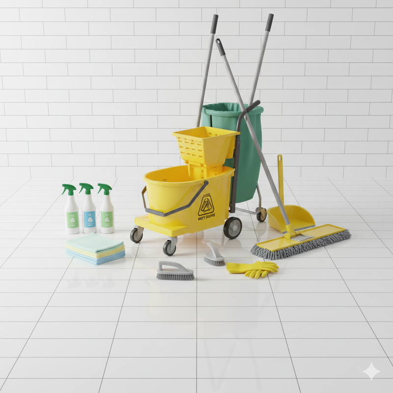 HERRAMIENTAS DE LIMPIEZA PROFESIONAL (HOTELES & NEGOCIOS)