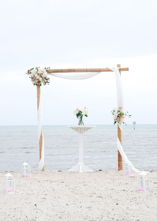 Arco para bodas en la  playa