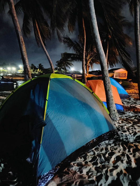 Camping en la playa premium