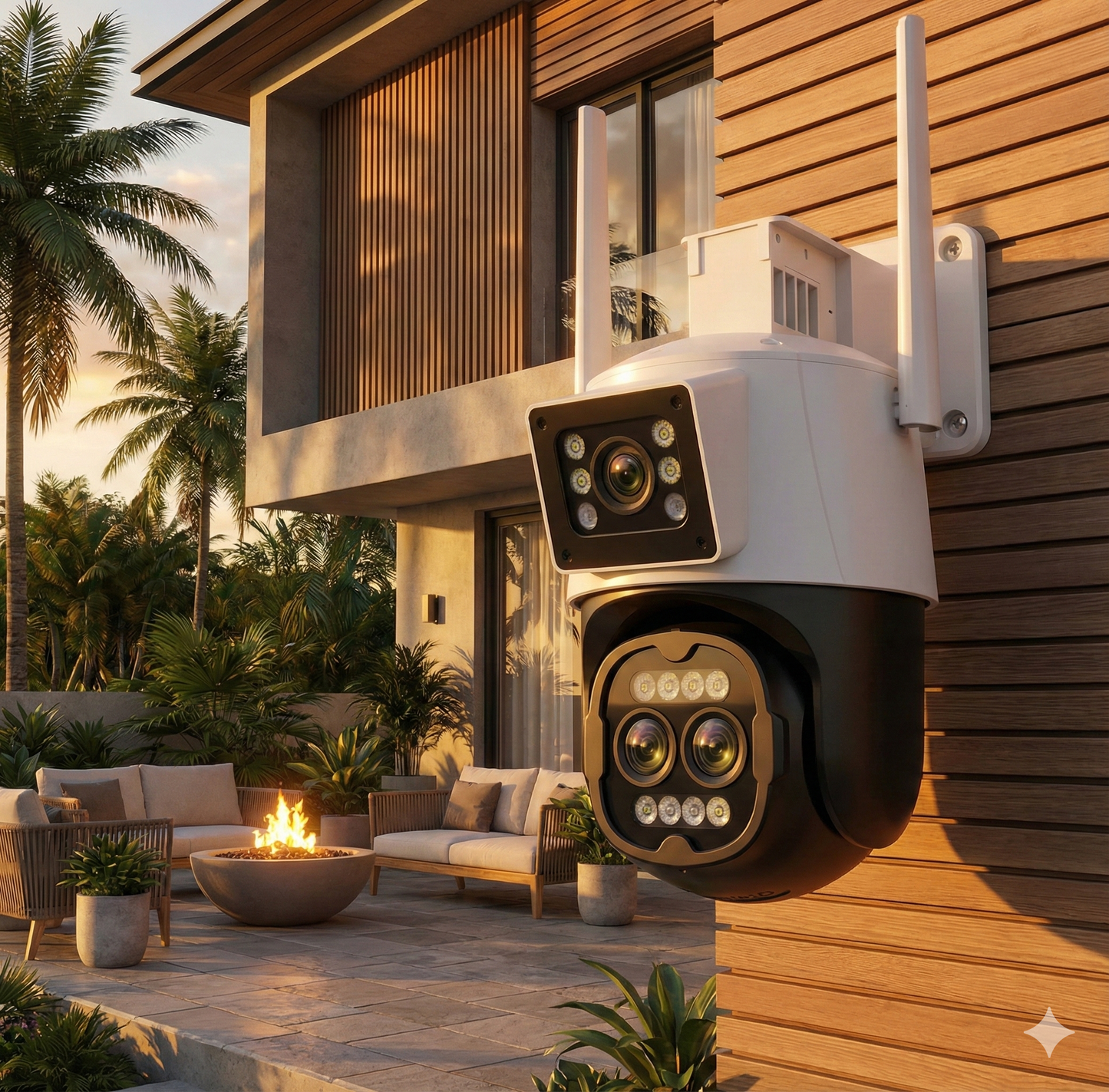 CAMARA DE SEGURIDAD 3 LENTES