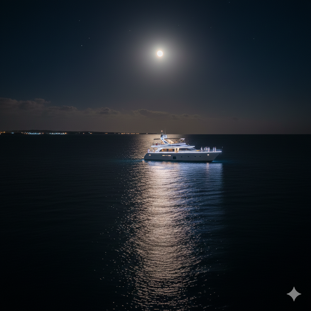 NOCHE BLANCA – EXPERIENCIA NOCTURNA EN EL MAR
Cena, música y magia bajo las estrellas del Caribe.