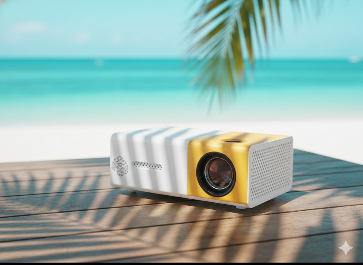 Mini Proyector Portátil HDMI 1080 – Proyección HD para Hogar & Oficina