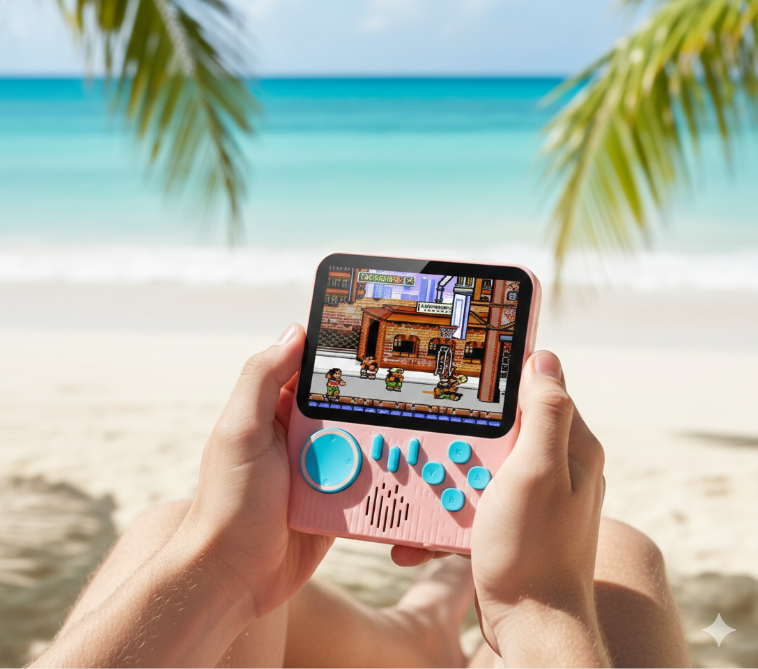 Consola de Juegos G7 – Pantalla 3.5” | Retro Portátil + Juegos Integrados