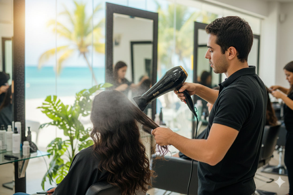 Secador Profesional Bopai 8300 – 5000W | Potencia Máxima + 4 Boquillas