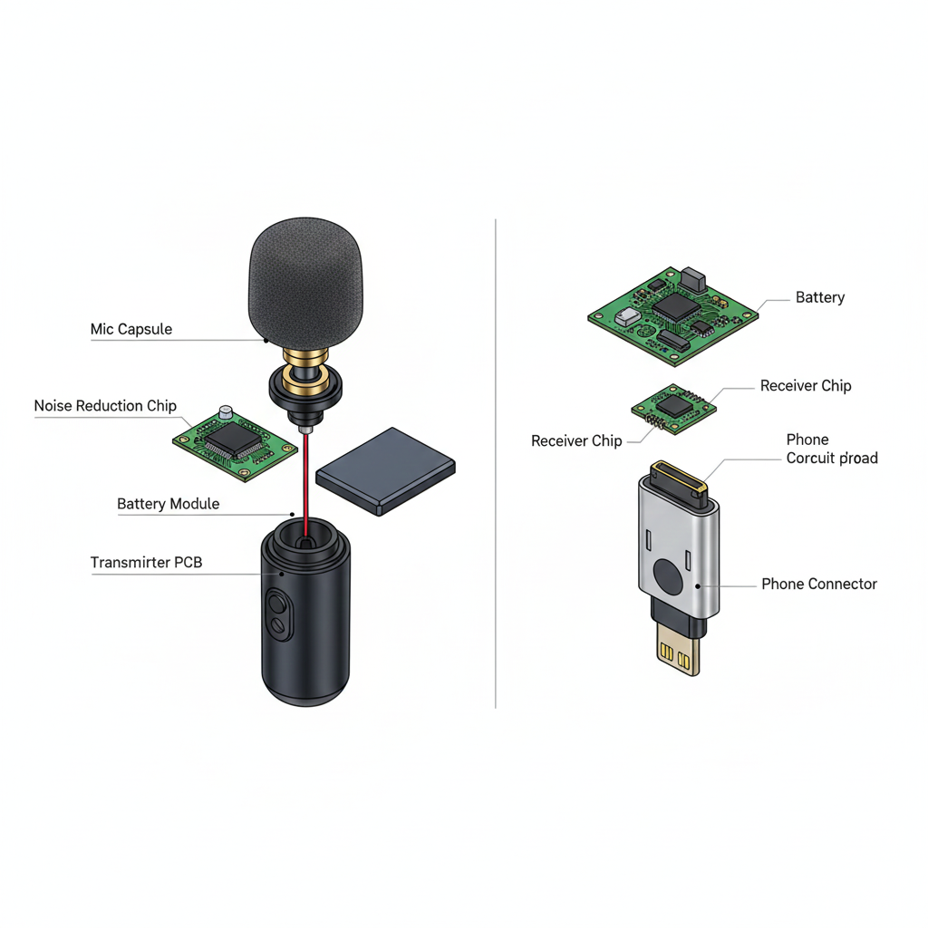 Micrófono Inalámbrico K9 – Audio Profesional | Reducción de Ruido + Plug & Play