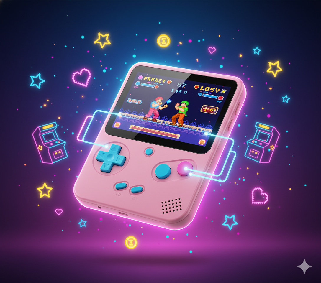 Consola de Juegos G7 – Pantalla 3.5” | Retro Portátil + Juegos Integrados