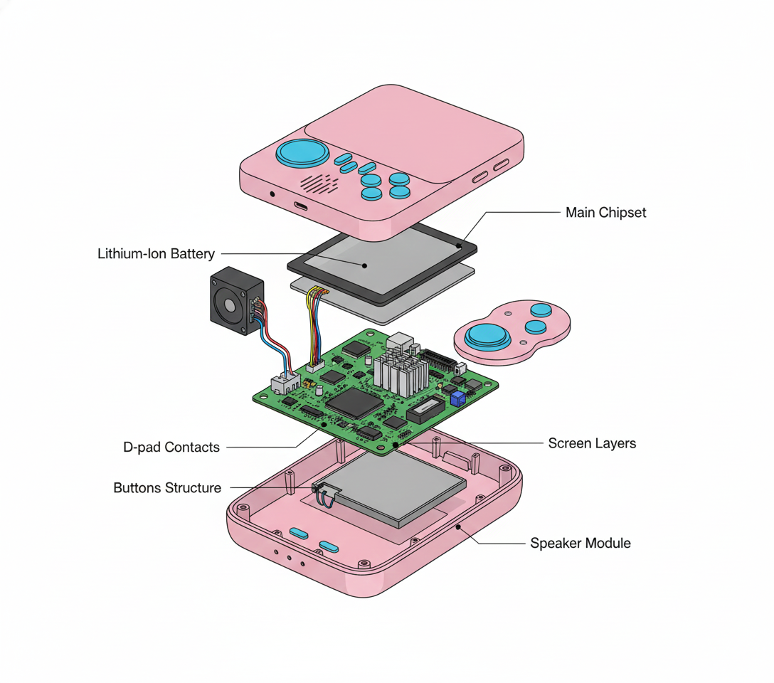 Consola de Juegos G7 – Pantalla 3.5” | Retro Portátil + Juegos Integrados